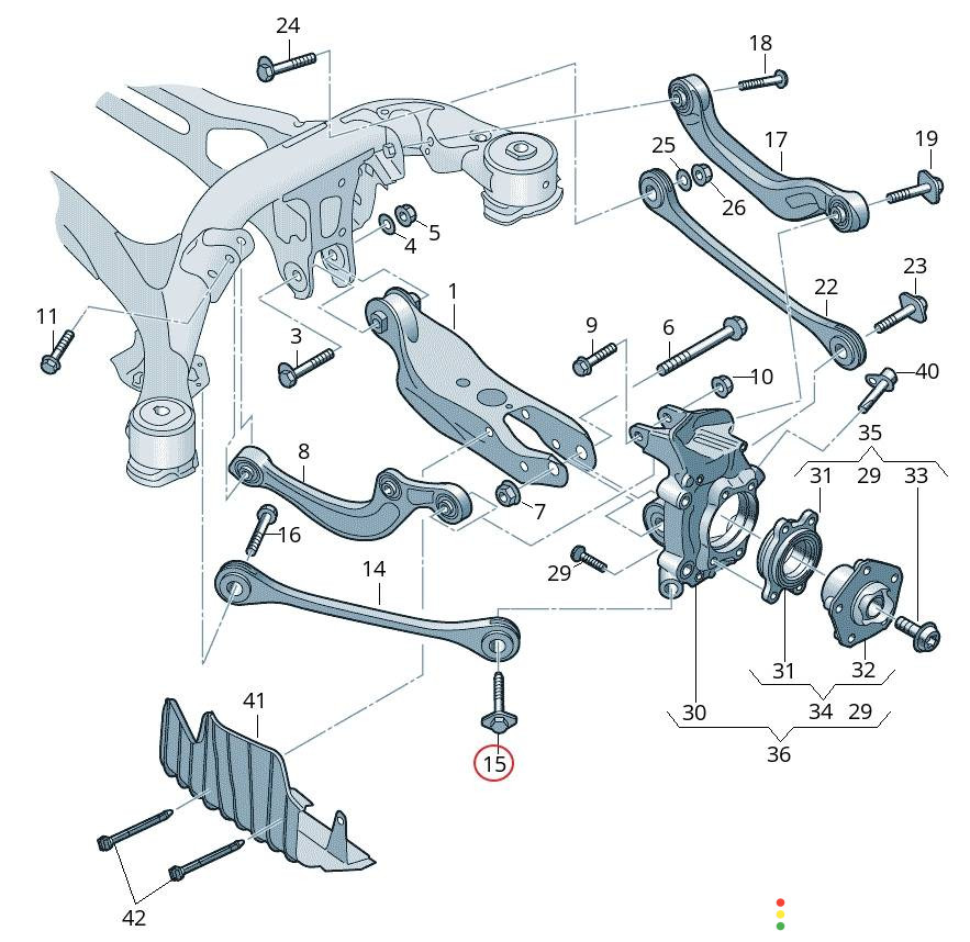 4M0505425F, 4M0505292F, 4KE505431, 4KE505432, 4KE.505.459, 4KE.505.460, WHT007096 Болт Audi e-tron 2019г. - фото №3