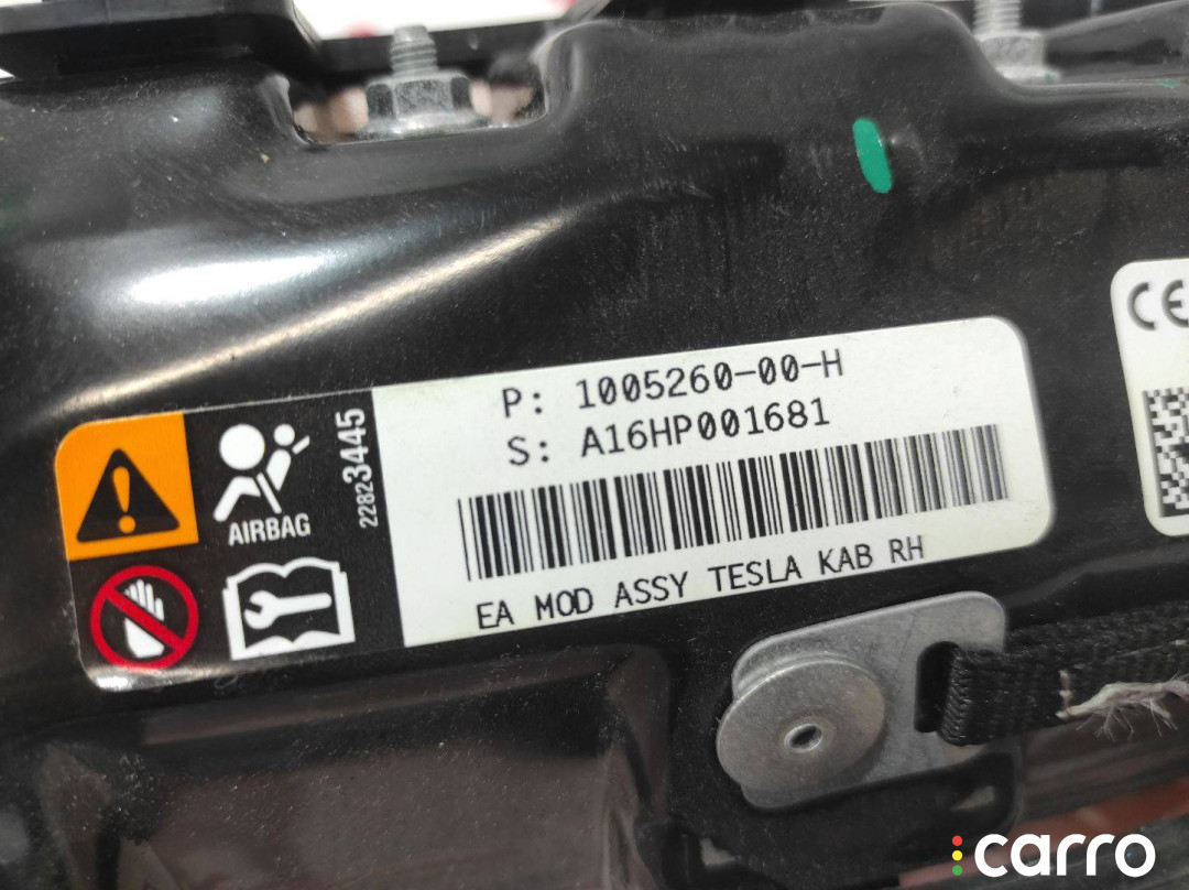 1005260-00-H Подушка безопасности пассажира Tesla Model S 2018г. - фото №3