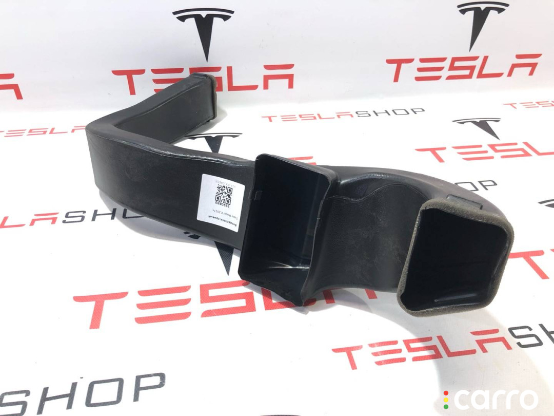 1090886-00-A воздуховод (дефлектор) радиатора правый Tesla Model X 2017г. - фото №4