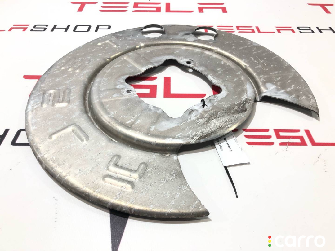 1072161-00-A Кожух тормозного диска Tesla Model X 2019г. - фото №2