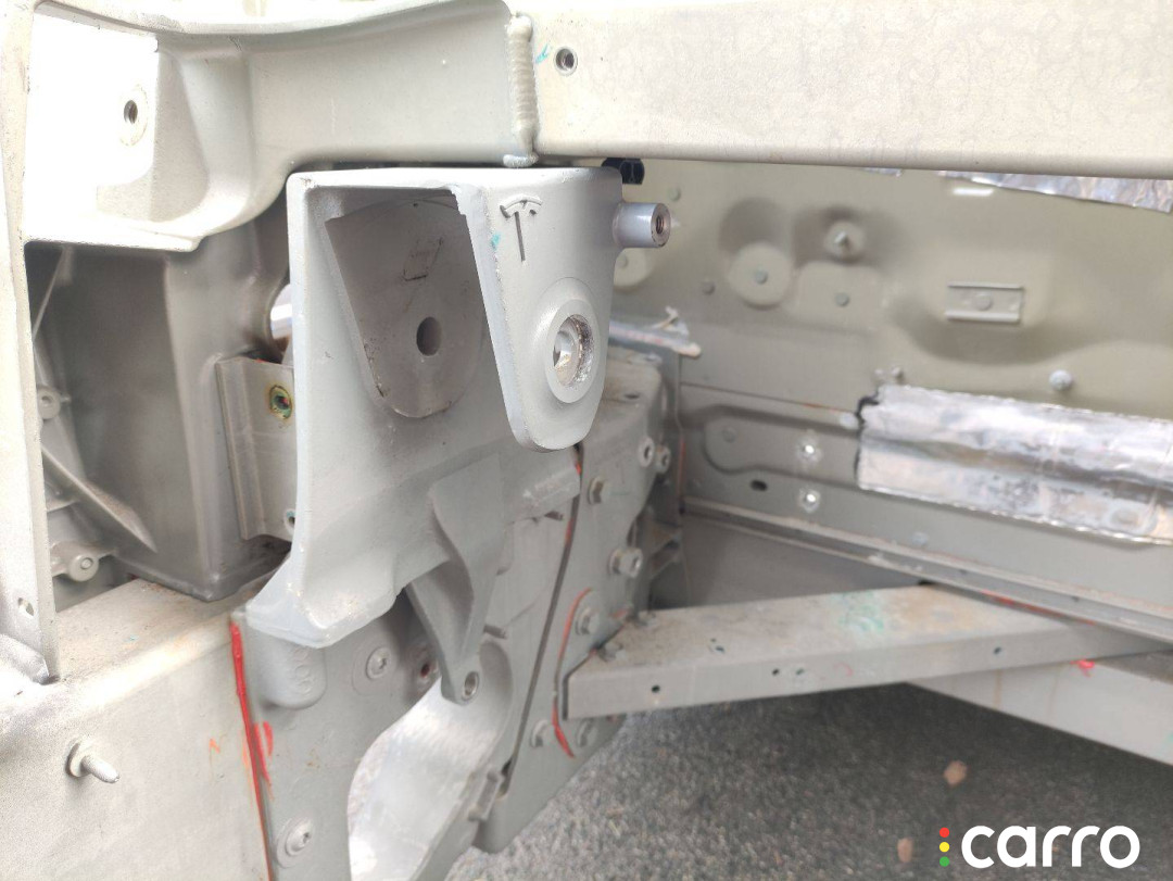 1047167-00-J, 1069434-SO-A, 1075349 кронштейн двигателя передний правый Tesla Model X 2019г. - фото №4