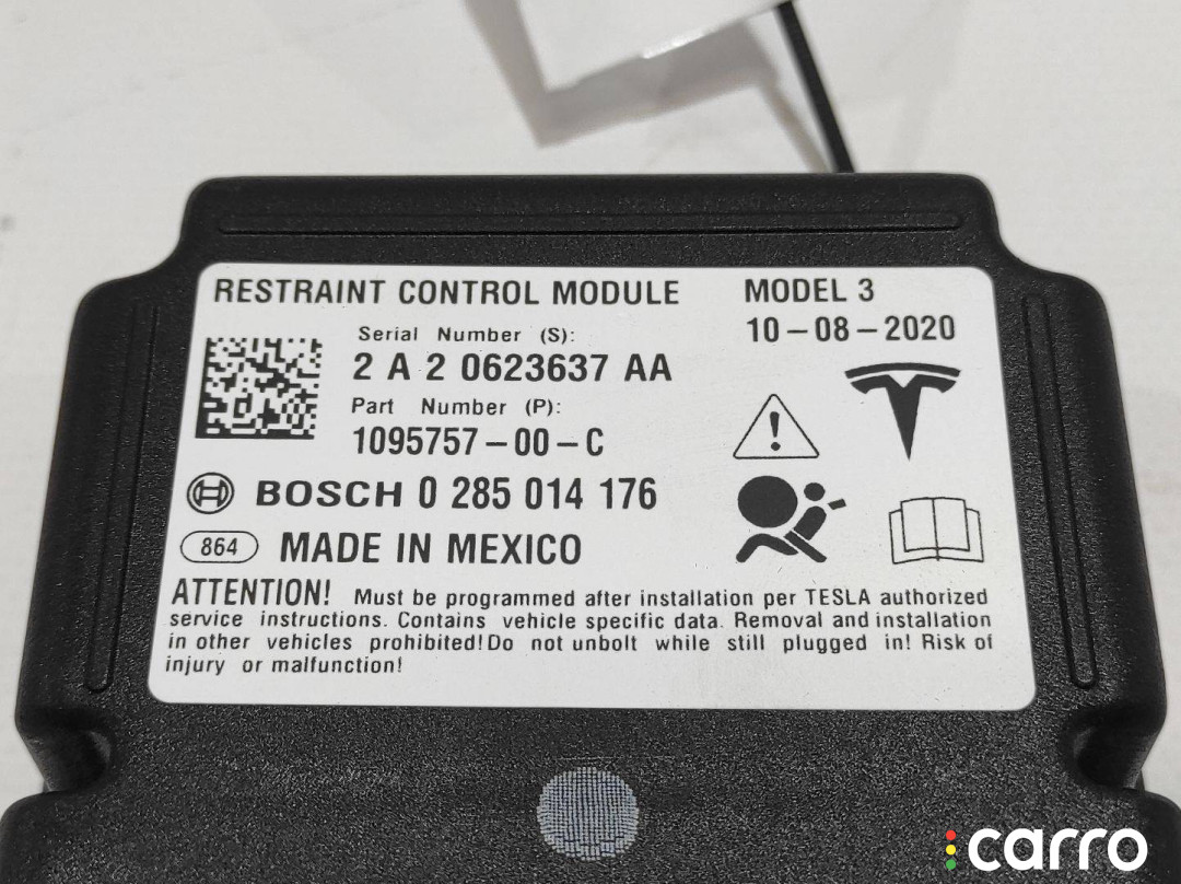 1095757-00-C Блок AirBag Tesla Model 3 2020г. - фото №4