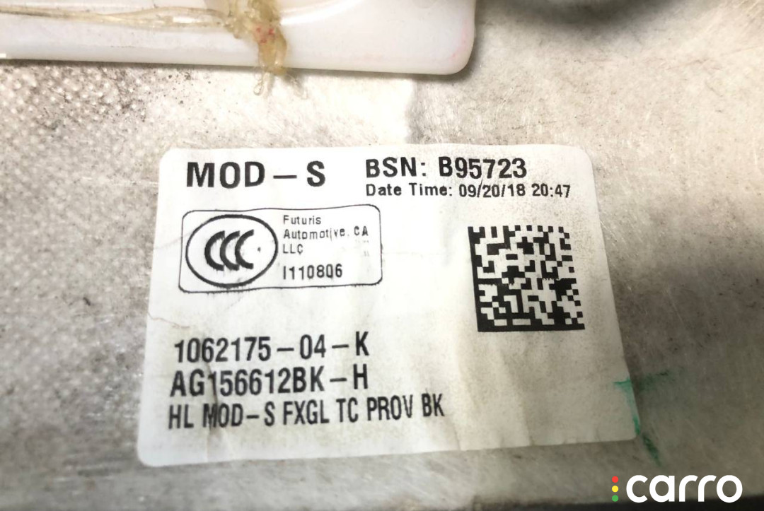 1037523-00-T, 1062175-04-K Обшивка потолка Tesla Model S 2018г. - фото №4