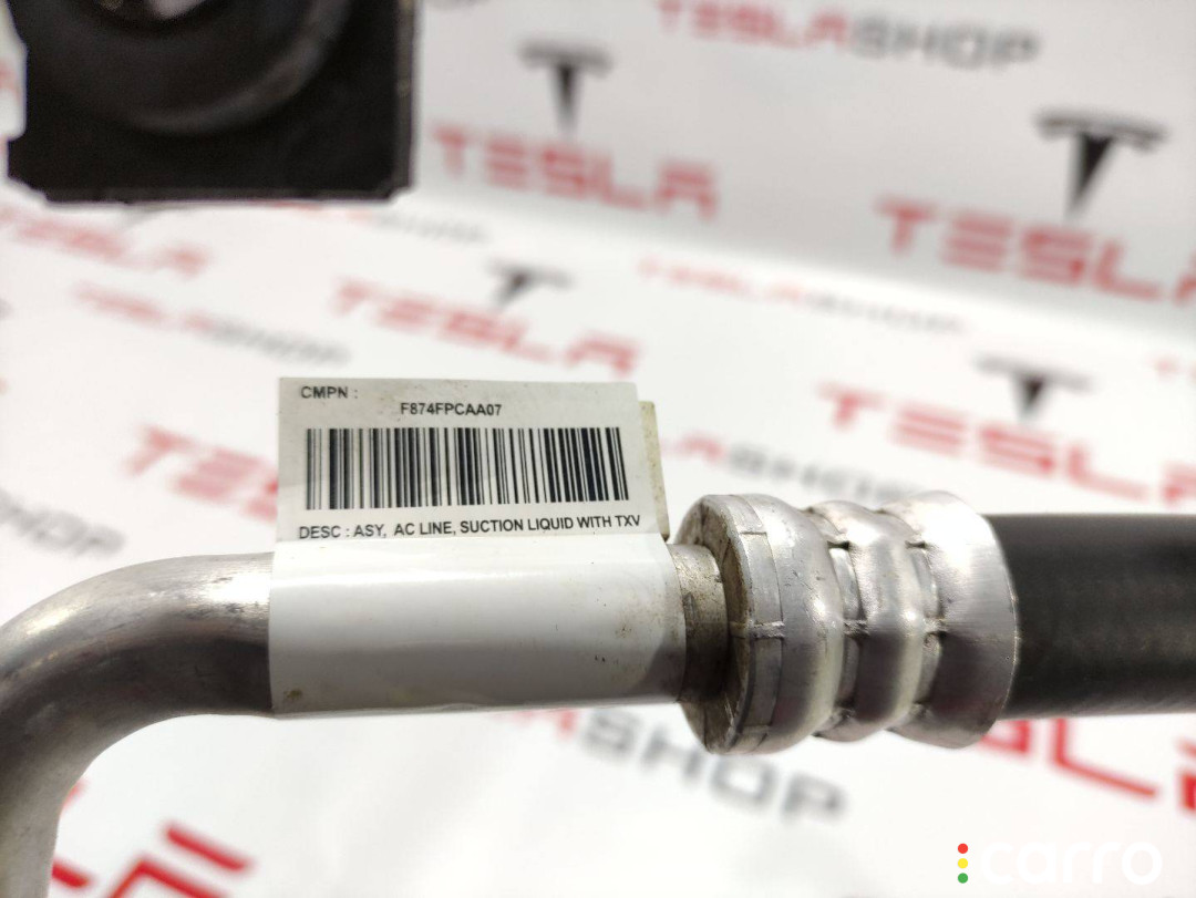1004293-00-G, 6008481-00-A Трубка кондиционера Tesla Model S 2015г. - фото №5