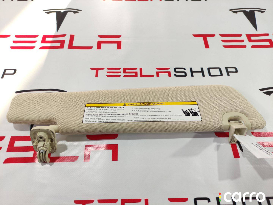 1002479-00-D, 1002480-01-B, 1050619-00-A Козырек солнцезащитный левый Tesla Model S 2015г. - фото №1