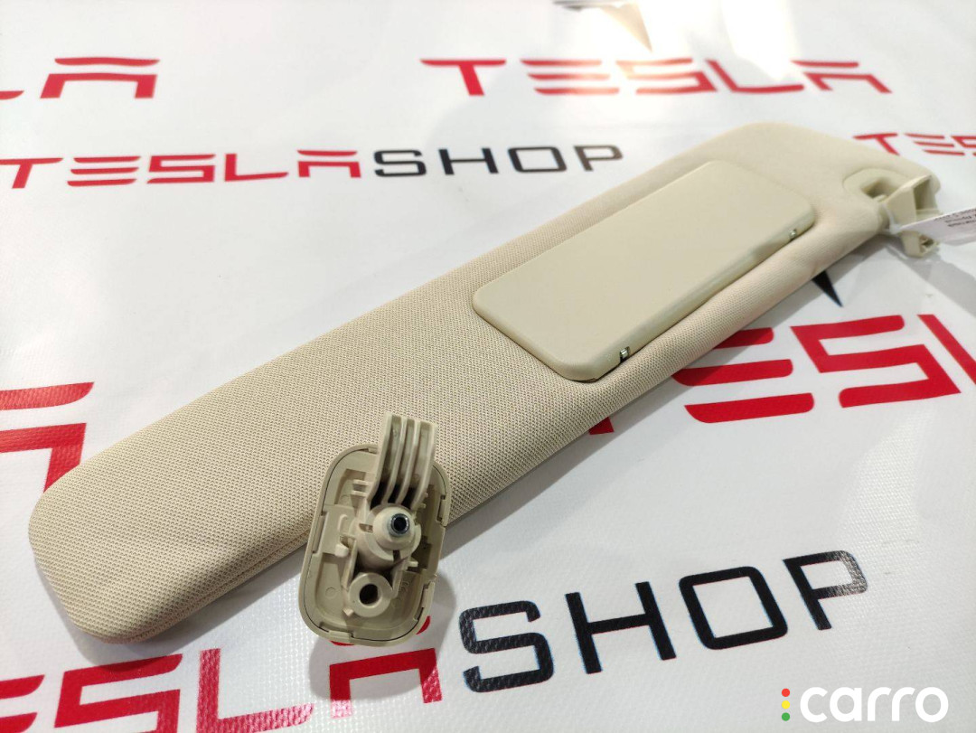 1002479-00-D, 1002480-01-B, 1050620-00-A Козырек солнцезащитный правый Tesla Model S 2015г. - фото №1