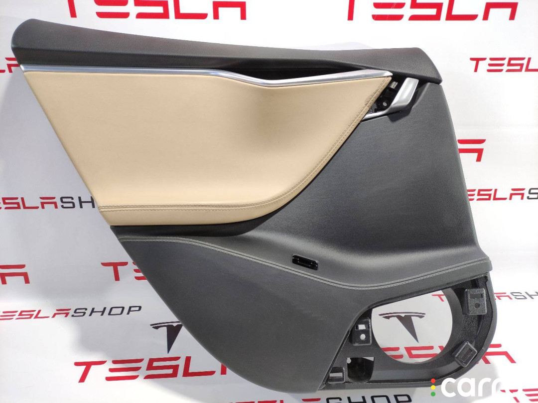 1008133-00-D, 6006133-12-L обшивка двери задней левой Tesla Model S 2015г. - фото №1