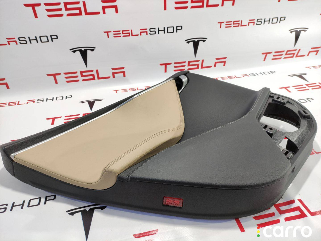 1008133-00-D, 6006133-12-L обшивка двери задней левой Tesla Model S 2015г. - фото №2