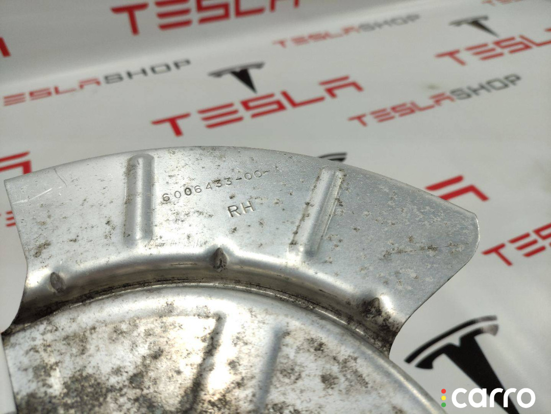 6006433-00-A Кожух тормозного диска Tesla Model S 2016г. - фото №2