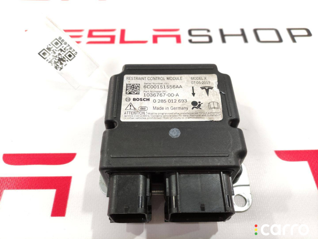 1036767-00-A Блок AirBag Tesla Model X 2019г. - фото №1
