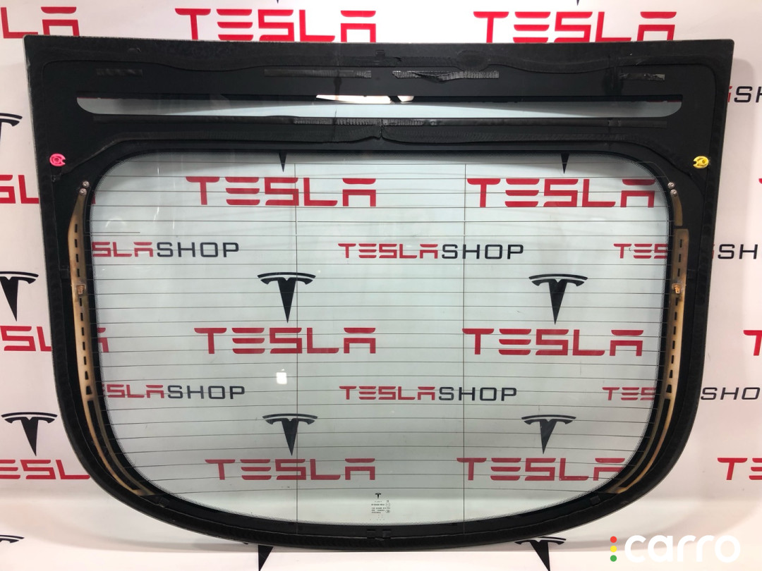 6005917-00-E стекло крышки багажника Tesla Model S 2013г. - фото №3