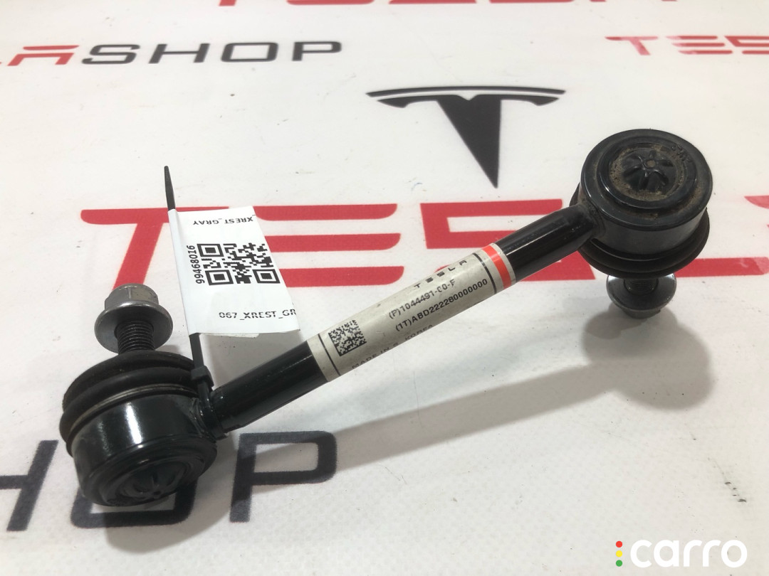 1044491-00-F стойка стабилизатора задняя левая Tesla Model X рест 2022г. - фото №3