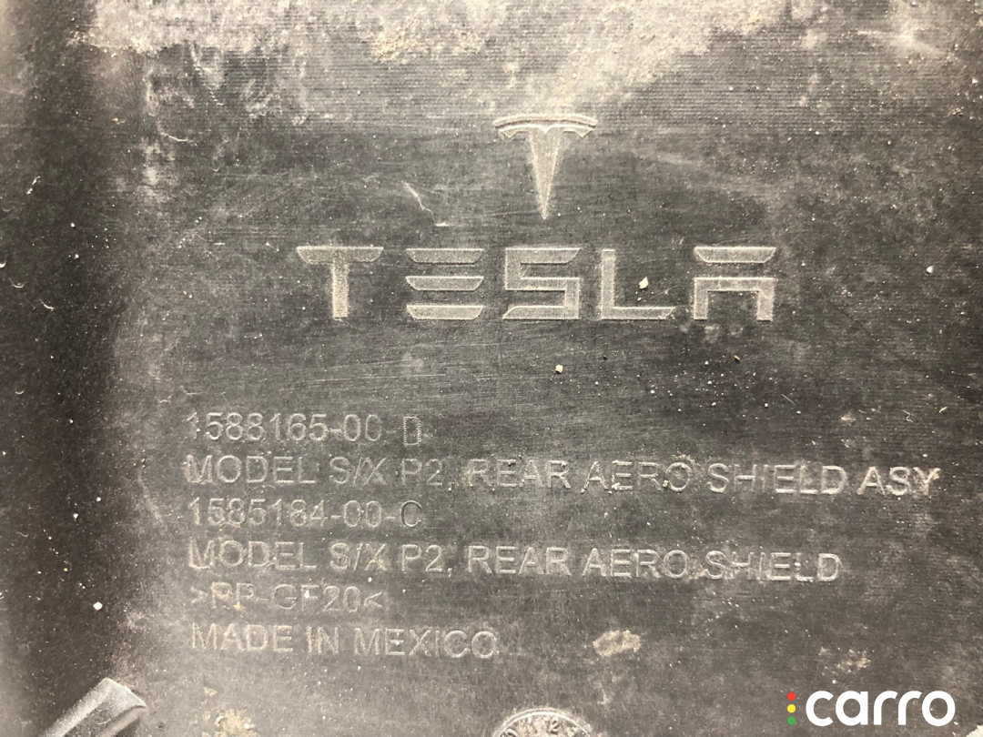 1588165-00-B Защита днища задняя Tesla Model S 2-й рест - фото №3