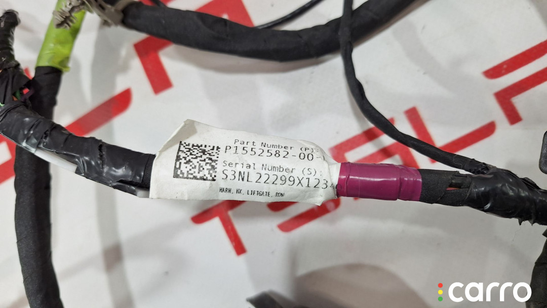 1032443-01-H, 1032443-81-G, 1552582-00-D Проводка крышки багажника Tesla Model X рест 2022г. - фото №4