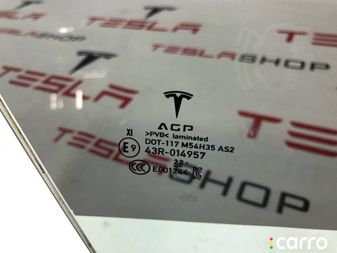 1588352-00-D стекло двери передней правой Tesla Model S 2-й рест - фото №4