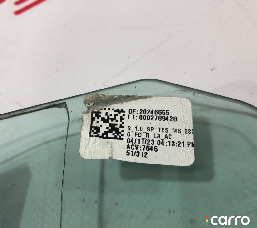 1588352-00-D стекло двери передней правой Tesla Model S 2-й рест - фото №5