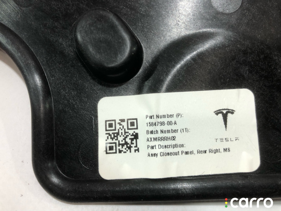 1584798-00-A, 1036762-00-B Накладка двери внутренняя задняя правая Tesla Model S 2-й рест - фото №3