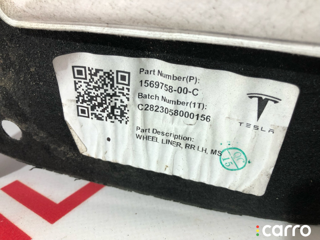 1569758-00-B Защита арок (подкрылок) задний левый Tesla Model S 2-й рест - фото №5