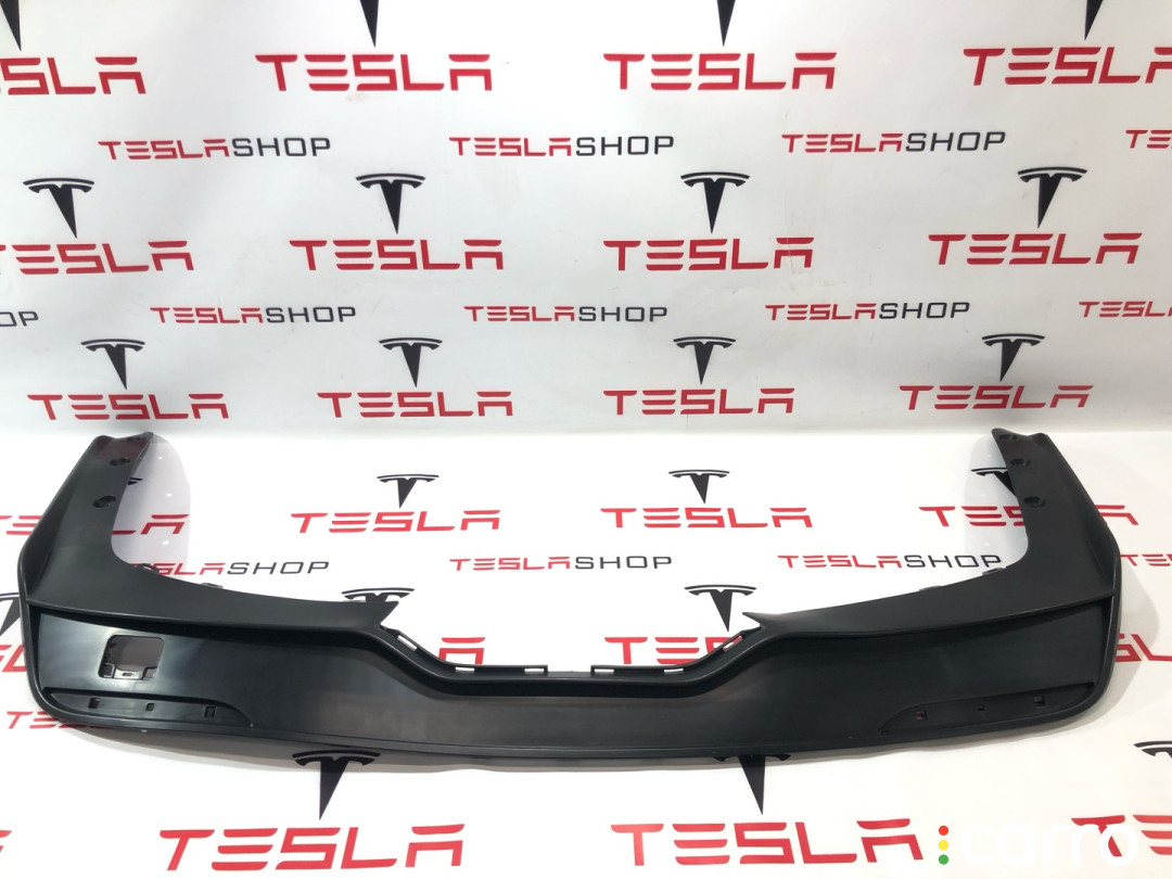 1565581-00-A, 1632940-22-A юбка бампера задняя Tesla Model S 2-й рест 2022г. - фото №1