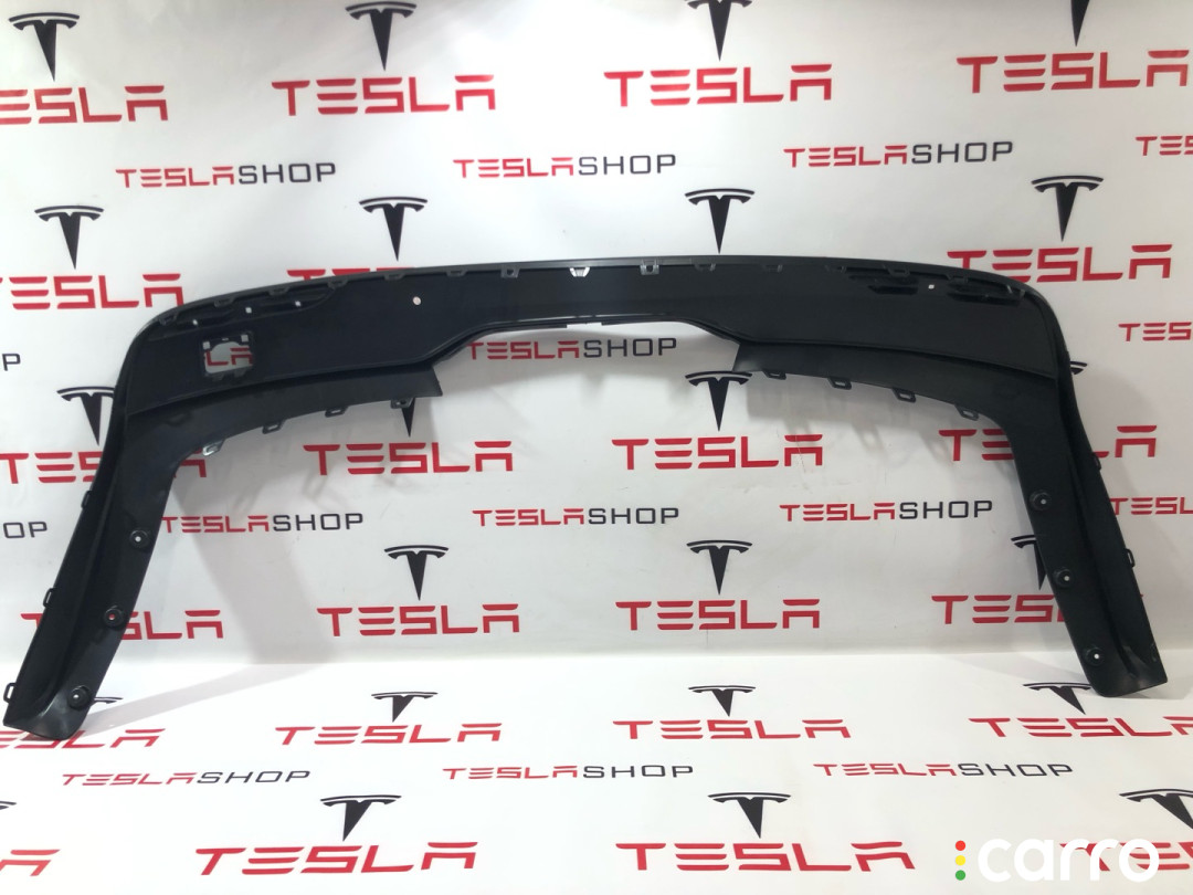 1565581-00-A, 1632940-22-A юбка бампера задняя Tesla Model S 2-й рест 2022г. - фото №3