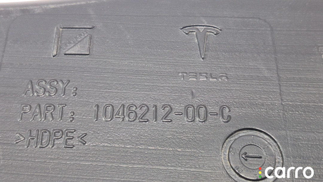 1046212-00-C воздуховод (дефлектор) радиатора Tesla Model X 2018г. - фото №4