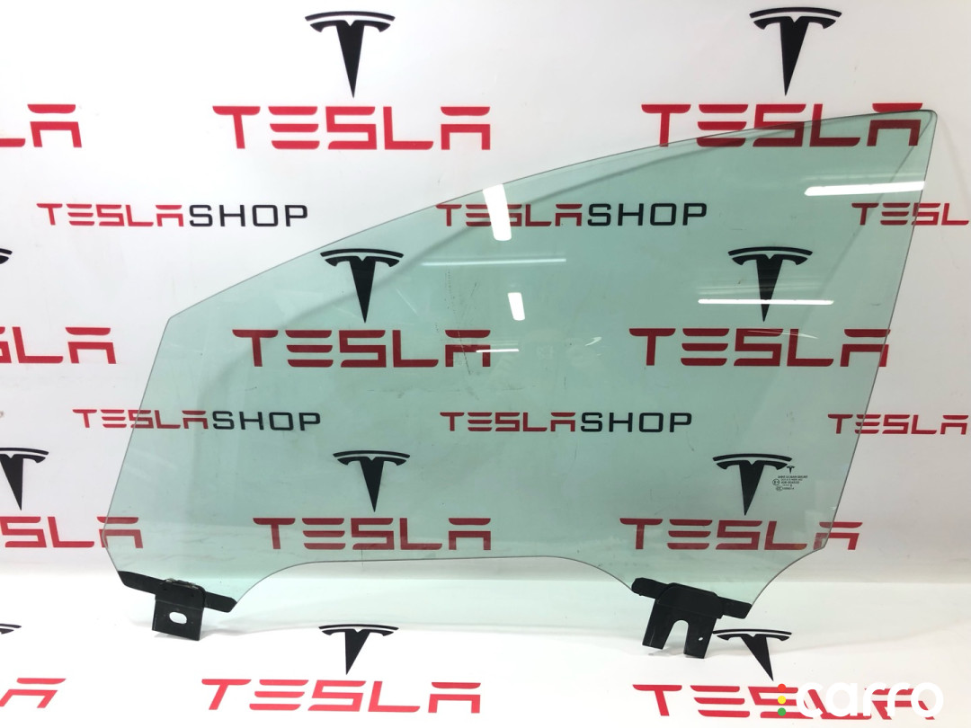 102882200J стекло двери передней левой Tesla Model X 2018г. - фото №1