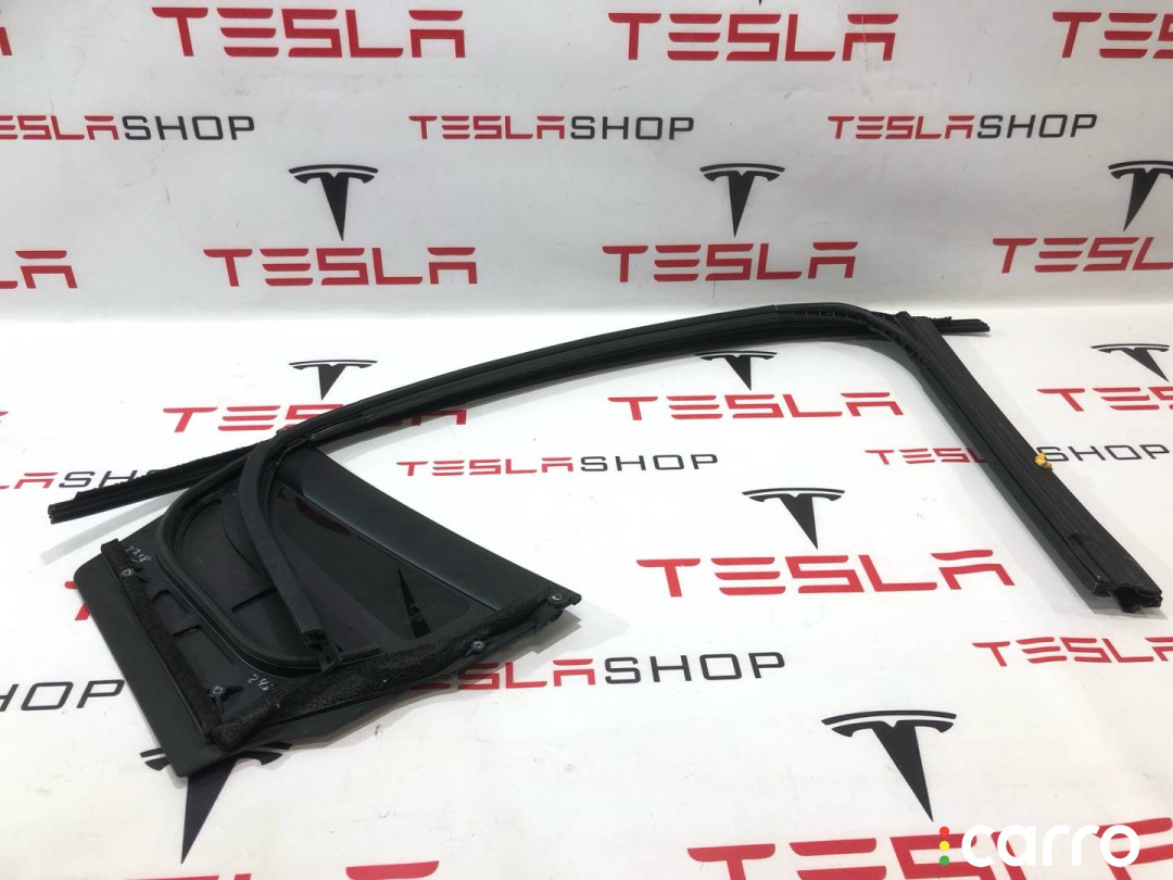 1032277-00-E, 1055275-00-G, 1055275-97-G Форточка задней левой Tesla Model X 2018г. - фото №4
