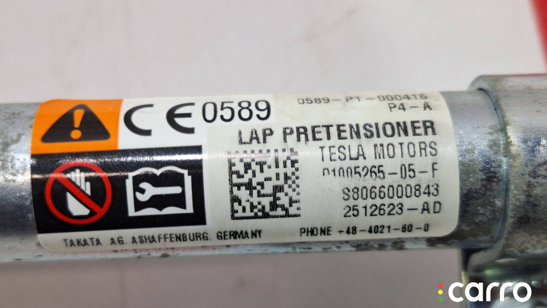 1005265-05-F, 1079284-03-A Пиропатрон левый нижний Tesla Model X 2018г. - фото №5