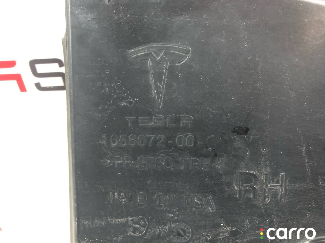 1058072-00-C воздуховод (дефлектор) радиатора правый Tesla Model S 2016г. - фото №6