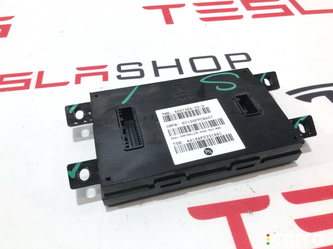6007366-00-B, 6007366-00-E Блок управления печки/климат-контроля Tesla Model X 2018г. - фото №1