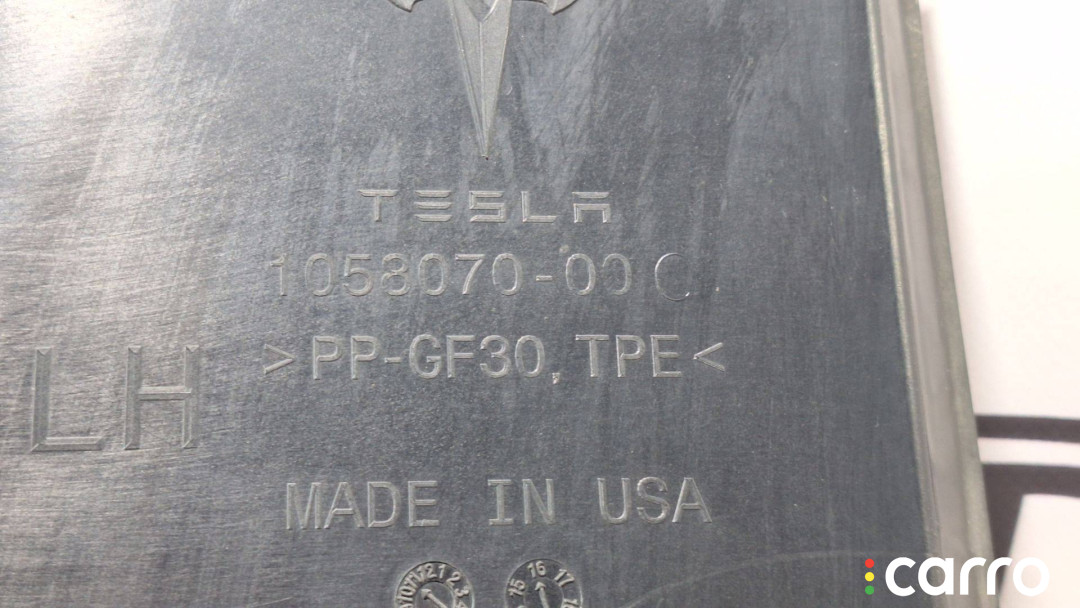 1058070-00-C воздуховод (дефлектор) радиатора левый Tesla Model S 2016г. - фото №5