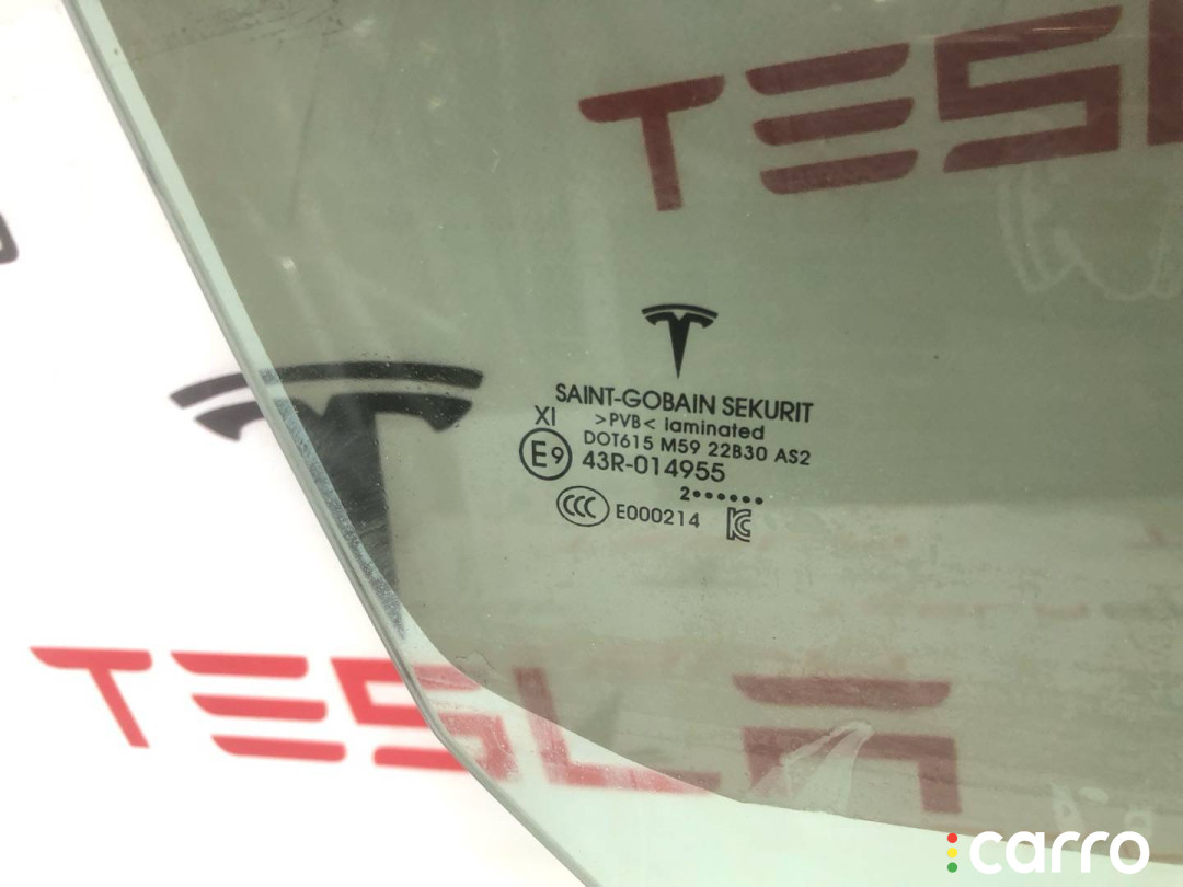 1077901-99-A, 156856900C стекло двери передней правой Tesla Model 3 2022г. - фото №3