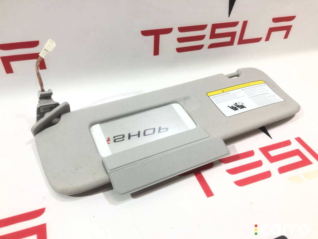 1088738-01-I, 1108084-00-F, 1490405-01-B Козырек солнцезащитный левый Tesla Model 3 2022г. - фото №1