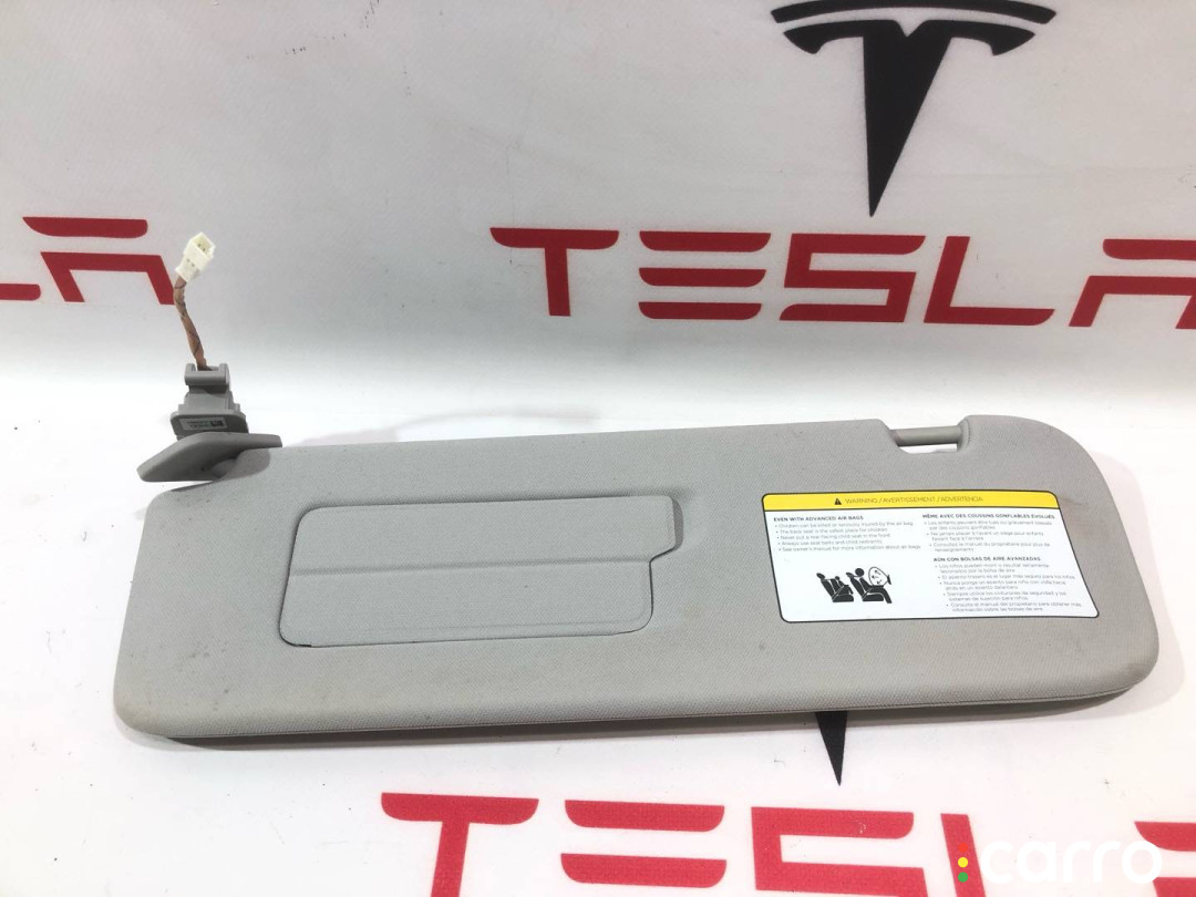 1088738-01-I, 1108084-00-F, 1490405-01-B Козырек солнцезащитный левый Tesla Model 3 2022г. - фото №2