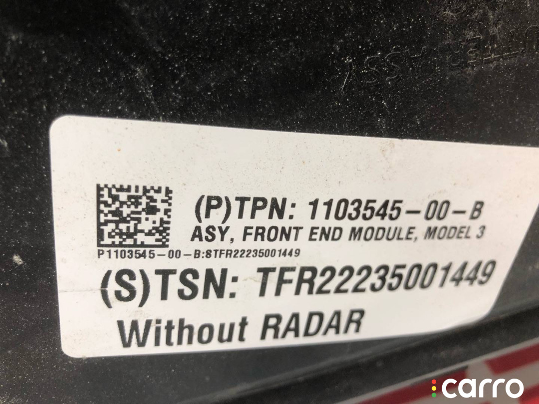 1103545-00-B, 1559787-00-A, 1493995-00-B, 1494175-00-B кассета радиаторов Tesla Model 3 2022г. - фото №8