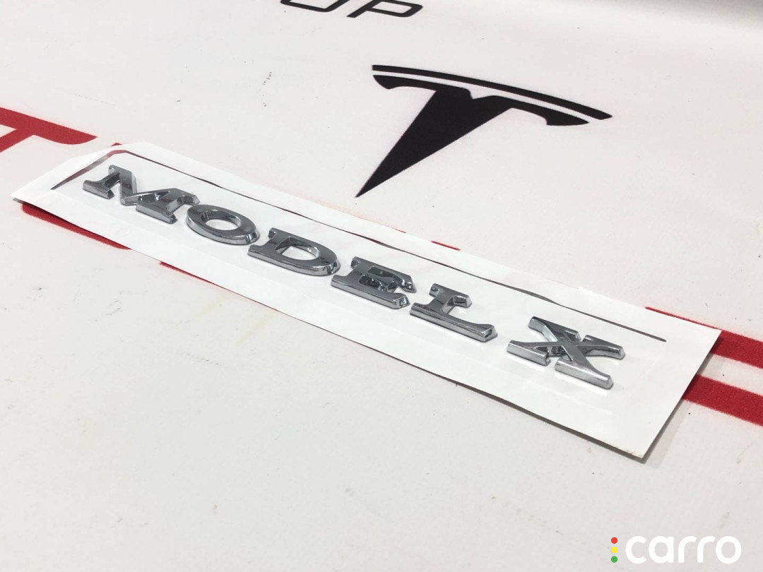 1474572-00-A, 1047855-00-A эмблема Tesla Model X - фото №3