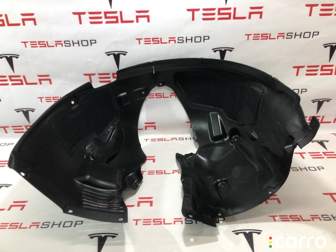 1585128-00-B, 1679843-00-A Защита арок (подкрылок) передний левый Tesla Model X рест 2022г. - фото №1