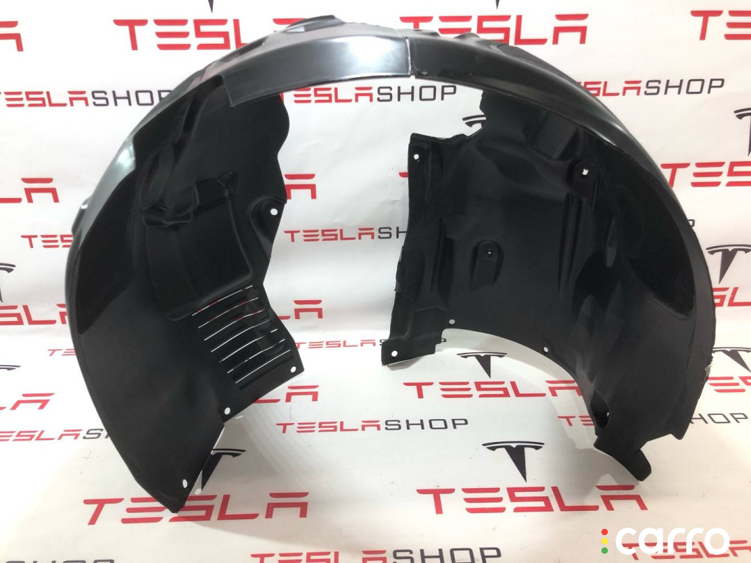 1585128-00-B, 1679843-00-A Защита арок (подкрылок) передний левый Tesla Model X рест 2022г. - фото №2