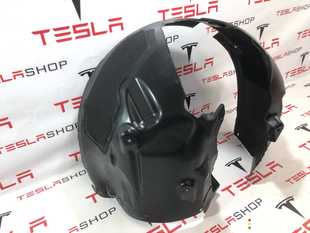 1585128-00-B, 1679843-00-A Защита арок (подкрылок) передний левый Tesla Model X рест 2022г. - фото №4