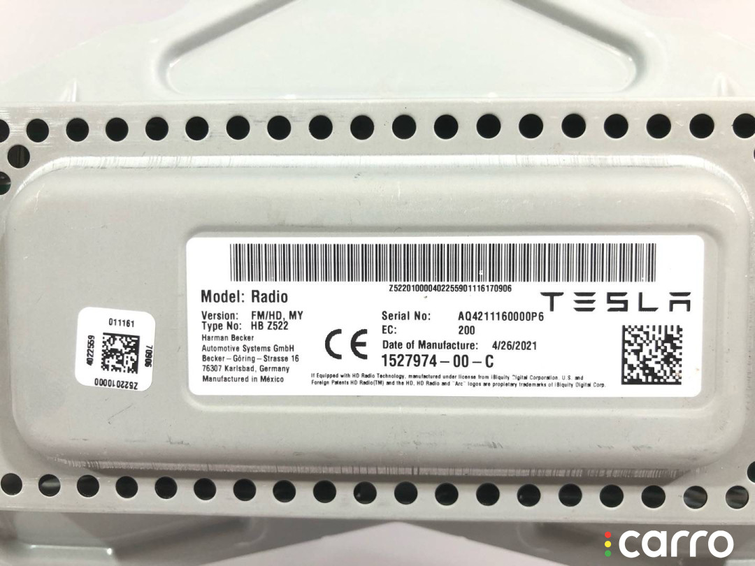 1527974-00-C усилитель антенны Tesla Model Y 2021г. - фото №2