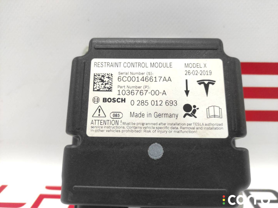 1036767-00-A Блок AirBag Tesla Model X 2019г. - фото №4