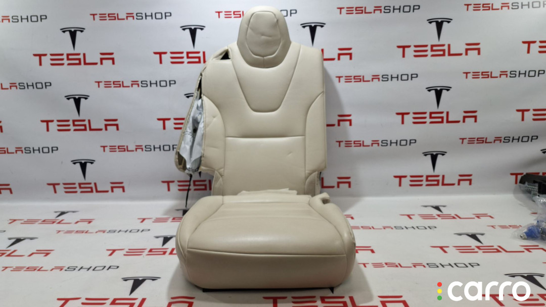 111025200B, 111909100B, 1103322-00-F, 1110250-00-B обшивка сидения Tesla Model X 2019г. - фото №1