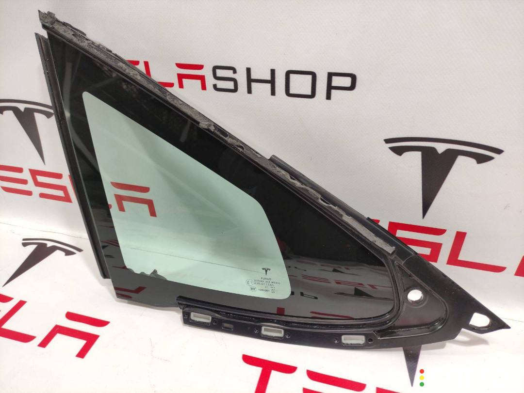 1600155-00-V Форточка в заднее крыло Tesla Model S 2-й рест 2022г. - фото №1