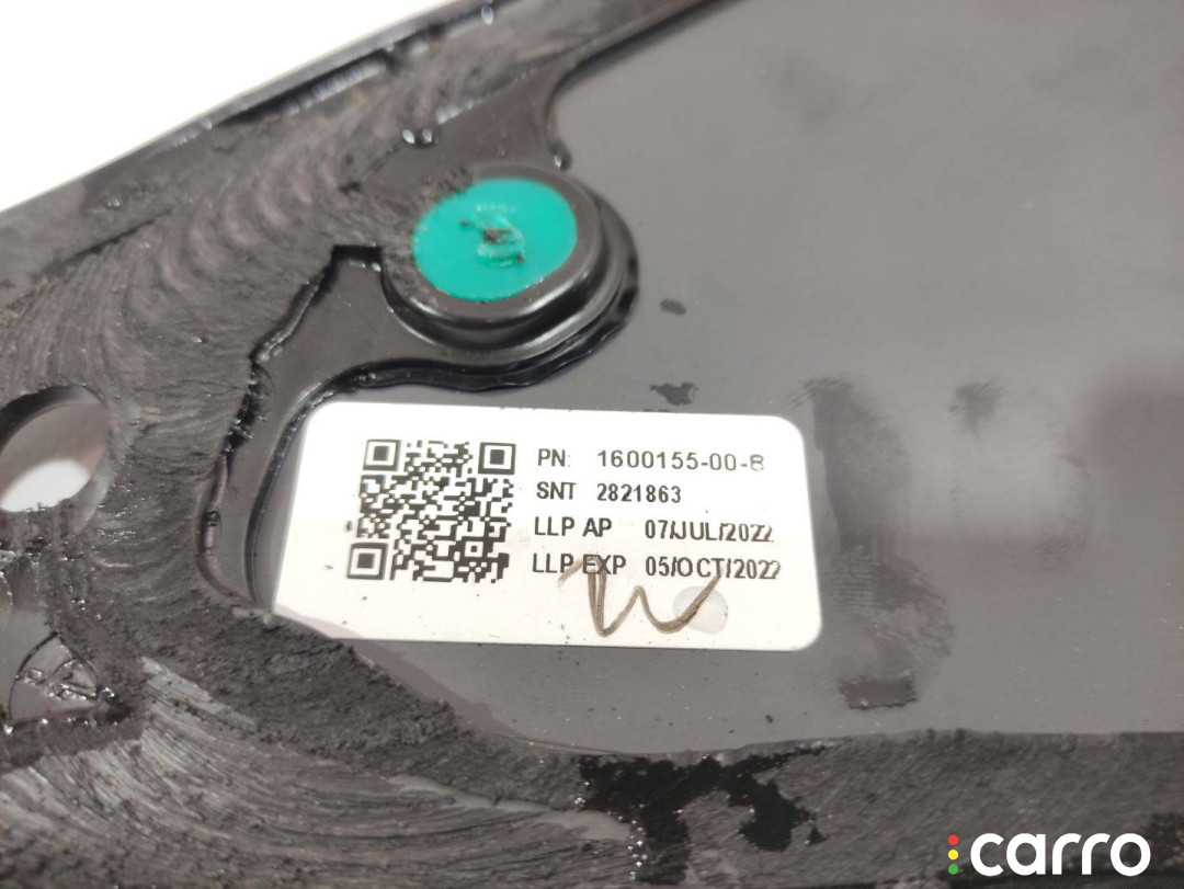 1600155-00-V Форточка в заднее крыло Tesla Model S 2-й рест 2022г. - фото №2