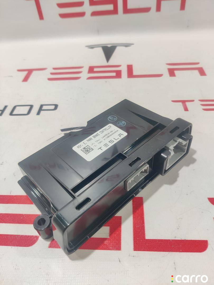 1007618-00-J ЭБУ электронного стояночного тормоза Tesla Model X 2018г. - фото №1
