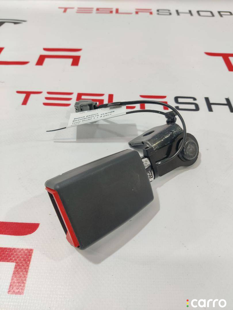 1593201-00-B, 1593201-99-B Замок ремня безопасности задний Tesla Model S 2-й рест 2022г. - фото №1