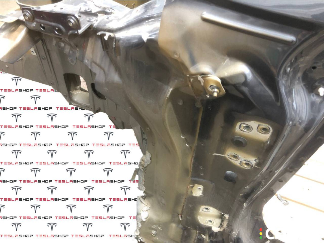 1553803-S0-G, 1553813-S0-J, 1553815-S0-B четверть передняя левая Tesla Model S 2-й рест 2022г. - фото №3