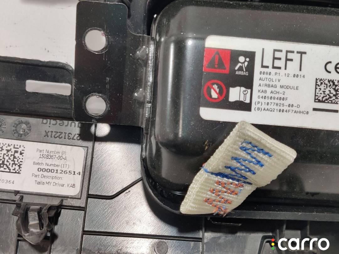 1143753-00-A, 1077825-00-D, 1508367-00-A Подушка безопасности коленная Tesla Model Y 2021г. - фото №3
