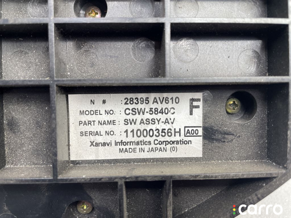 28395AV610 Переключатель отопителя (печки) Nissan Primera 2003г. - фото №3