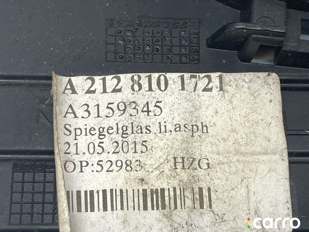 A2128101721, 2128101721 Стекло зеркала наружного левого Mercedes CLS W218 2013г. - фото №3